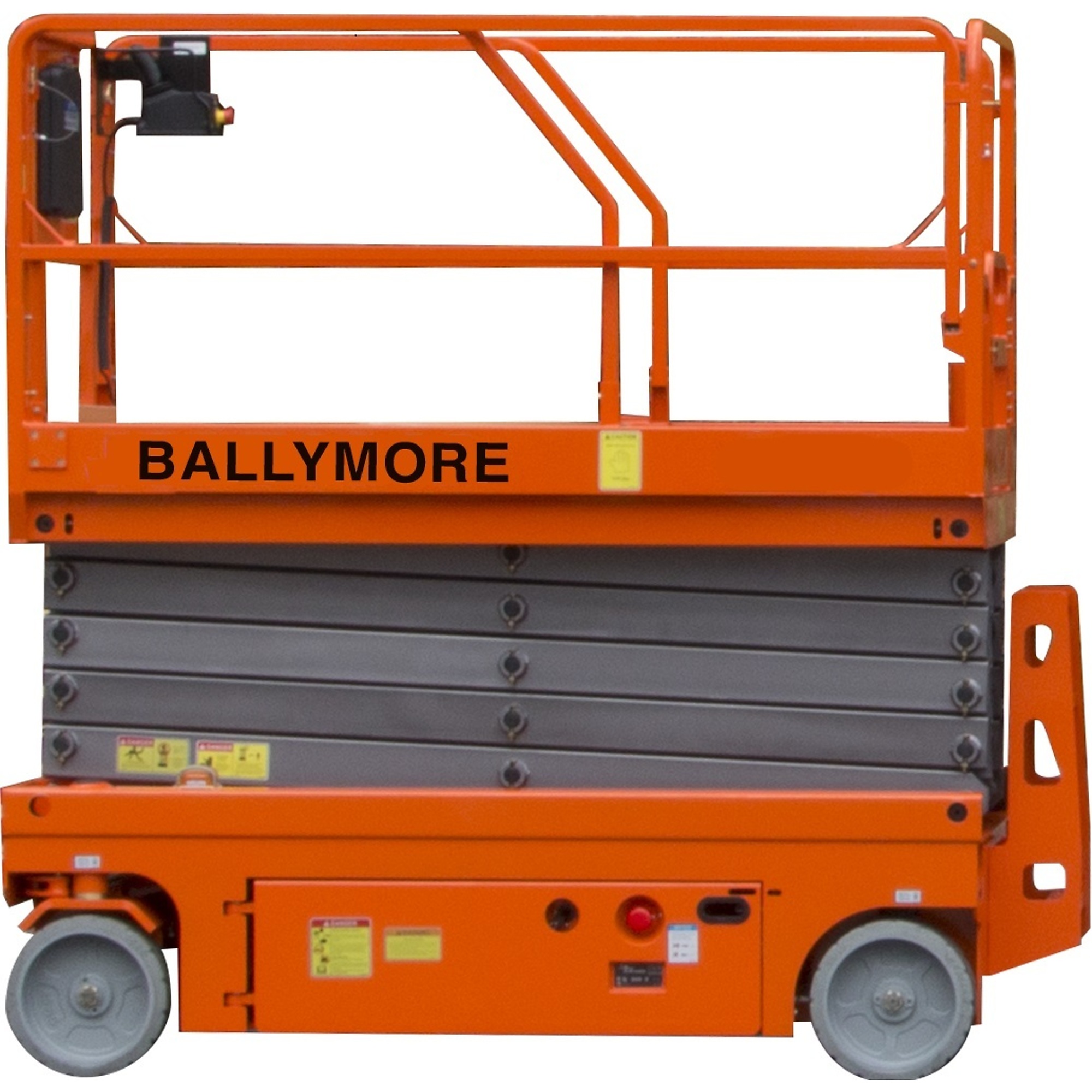 Ballymore, Drivable Scissor Lift, Capacity 700 lb, Working Height 38 ft, Platform Height 384 in, Model# DSL-32